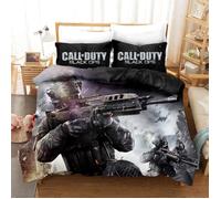Housse de Couette - Call of Duty - Parure de Lit - Impression 3D - Multicolore