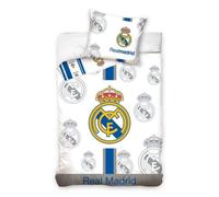 Housse de couette - CARBOTEX - Real Madrid - 100% coton - Réversible - Taie 60×63 cm