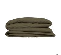 Atmosphera – Housse de couette intérieur coton 1 personne 140 x 200 cm kaki
