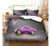 Housse De Couette Cars Parure De Lit Cartoon Impression Num¿¿Rique D Microfibre Fermeture ¿¿Clair Hypoallerg¿¿Nique Single£¿Xcm£©