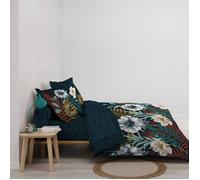 Housse de couette coton 6 pieces 240 x 260 cm Fleur d'adison