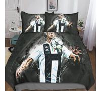 Housse De Couette Cristiano Ronaldo Imprim¿¿ Motif Parure De Lit Avec D'oreiller D Football De Imprim¿¿ Literie En Microfibre,Housses De Couettes Pour A