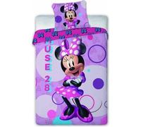 Housse de couette - DISNEY - Minnie - 140x200 cm - 1 taie 63x63 cm - Violet et rose