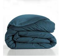 Douceur d'Intérieur – Housse de couette Lina – 240 x 220 cm – 100% coton – Bleu