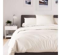 Housse De Couette En Polycoton 260x240 Cm Percale Lin, Par Soleil D'ocre