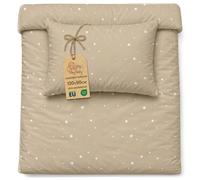 Housse de couette enfant 90x120 cm - Coton linge de lit Parure avec housse 90 x 120 cm et taie d’oreiller 40 x 60 cm étoiles B