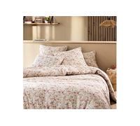 Housse de couette gaze de coton floral 240x220
