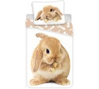 Housse de couette - GENERIQUE - Bunny - 140x200 cm - Réversible - 100% coton