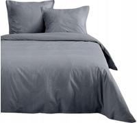 STOF - Housse de Couette - 200x200 cm - 100% Coton certifié Oeko-Tex - Couleur Souris -Modèle Eden - Linge de Lit pour Maison - Doux et Confortable - Idéal lit Double Standard - 2 Personnes