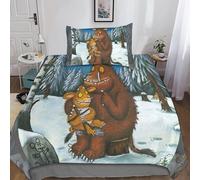 Housse De Couette Gruffalo Pour Enfant Fille, Parure De Lit Housses De Couettes En Microfibre Avec Motif Anime Parure De Couette Avec ¿¿Clair, Ensemble