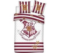 Parure de lit - HARRY POTTER - Poudlard - 140x200cm - 100% Bio Coton - Lavable à 30°C