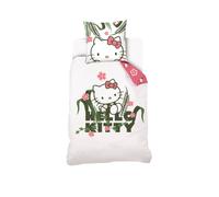 Housse De Couette Hello Kitty Coton Blanc 140X200 63X63