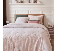 Housse de Couette imprimée en Gaze de Coton, Breakfast in Paris, 200 x 200 cm, Essix, Beige