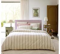 Housse de Couette imprimée en Percale de Coton, Jardin Secret, 240 x 220 cm, ESSIX, Blanc