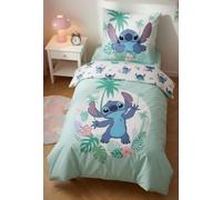 Housse de Couette Lilo & Stitch Fille 135x200 + Taie Fleurs Tropicales