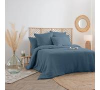 Housse de Couette Lin Adorable 260x240cm Bleu Canard