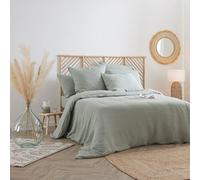 Housse de Couette Lin Adorable 260x240cm Vert Céladon