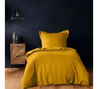 Housse de couette - Douceur d'Intérieur - LINA - Coton - 200 x 140 cm - jaune