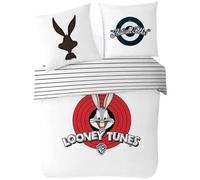 Housse de couette Looney Tunes Original, Blanc, 200x200cm, 100% Coton