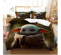 Housse de couette Master Yoda Baby Yoda 3D - Star Wars - Vert - 220x240 cm