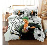 Housse de couette One Piece - Microfibre premium - 240x260cm - Multicolore - Impression 3D