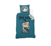 Housse De Couette One Piece Vogue Merry Coton Bleu 140X200 63X63