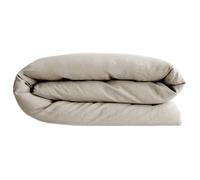 Housse de couette PALACE pur coton lavé 240x220 cm uni beige lin
