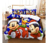 Housse De Couette Parure De Lit D Mickey Mouse Housse De Couette Microfibre,Housse De Couette Avce Taies D'oreiller Double£¿Xcm£©