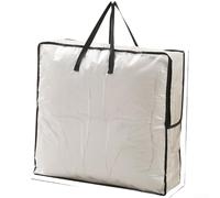 Housse de couette pour ranger les vêtements sous le lit | Grand sac de rangement en polypropylène pour couettes et vêtements, panneau transparent pour une visualisation facile