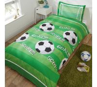 Rapport Football Parure de lit Simple en Polyester Vert
