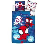 Housse de couette - Spiderman Spidey réversible - 140 x 200 cm - 52% coton/48% polyester - Taie 65 x 65 cm