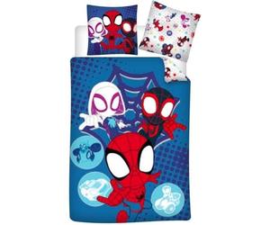 Housse de couette - Spiderman Spidey réversible - 140 x 200 cm - 52% coton/48% polyester - Taie 65 x 65 cm