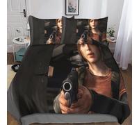 Housse De Couette The Last Of Us D Motif Imprim¿¿ Parure De Lit Housses De Couettes Series En Microfibre Avec Fermeture ¿¿Clai Parure De Couette Avec Ta