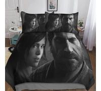 Housse De Couette The Last Of Us Microfibre Parure De Lit Housses De Couettes Series Avec Taies D'oreiller D Parure De Couette Pour Garcon Enfant Fill