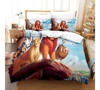 Housse De Couette The Lion King, Parure De Lit D Cartoon Housse De Couette Microfibre,Housse De Couette Avce Taies D'oreiller King£¿Xcm£©