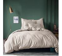 Housse de couette unie 100% Coton - MATT & ROSE - COTON LAVÉ - Coloris Lin - 260x240 cm