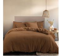 Housse de couette unie en Lin - MATT & ROSE - PASSION LIN - Coloris Ecorce - 260x240 cm