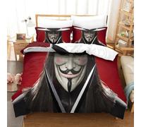 Housse De Couette V For Vendetta Parure De Lit D Movie Posters Housse De Couette Microfibre,Housse De Couette Avce Taies D'oreiller Single£¿Xcm£©