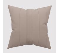 Soleil d'ocre, Adele Housse de Coussin, Coton, Taupe, 40x40 cm