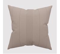 Housse de coussin 40x40 ADELE taupe, par Soleil d'Ocre