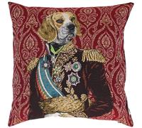 Housse de coussin 45x45 cm MARÉCHAL Rouge Opéra