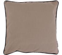 Housse de coussin 45x45 cm MONTSEGUR marron Tourterelle
