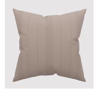 Housse de coussin 60x60 cm ADELE taupe, par Soleil d'Ocre