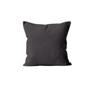 Soleil d'ocre, Alix Housse de Coussin Polyester Anthracite 60x60 cm