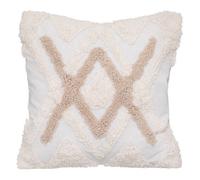 Atmosphera - Housse de Coussin - Coton tufté - 40x40 cm