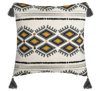 Atmosphera Housse de coussin Atelier imprimé Aztèque 40x40 cm Beige