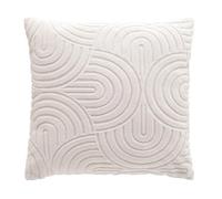 Paris Prix Housse de coussin Bouclette Solly 40 x 40 cm Naturel