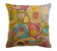 Coussin brodé Vivaraise Nestor Multicolore 45x45