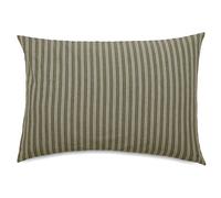 Housse de coussin coton lavé 55x80 cm LILI DÉCO vert kaki