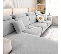 Housse De Coussin De Canapé D Angle- Housses De Coussin De Dossier SièGe De Canapé Extensible 3 4 2 1 Places Couvre Protege De Assise Canapé Et Chaise(Back Cover L: 80-110cm, W: 35-55cm,Gray 2)